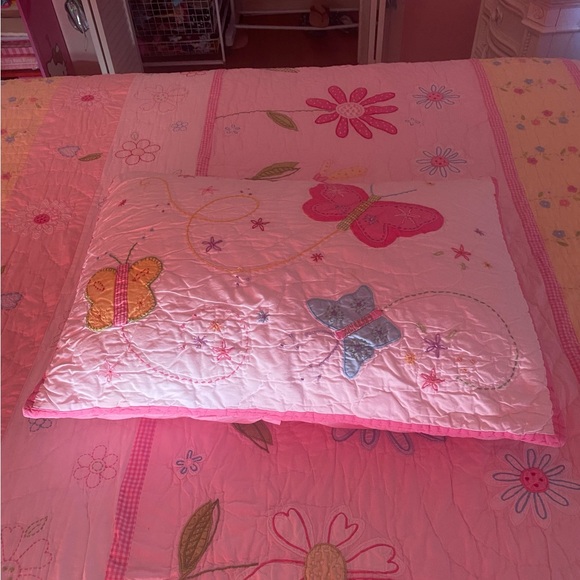 Pottery Barn Floral Garden Quilt & Sham - Picture 8 of 12